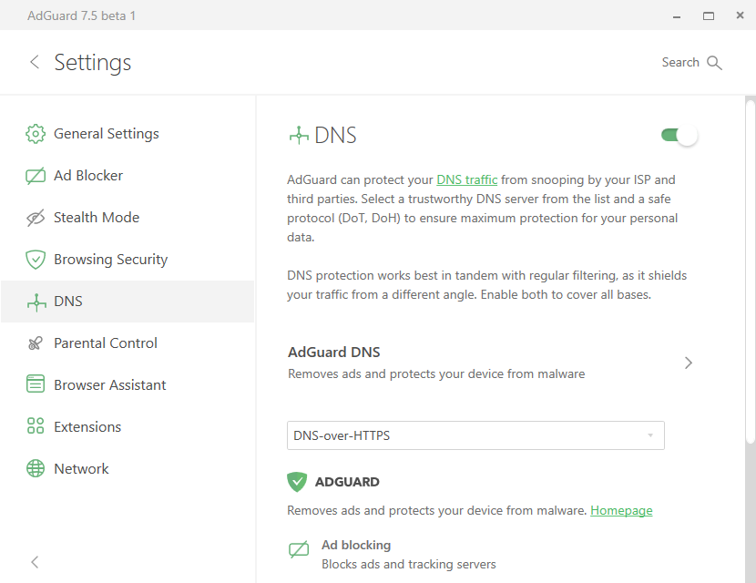 Adguard dns ошибка подключения