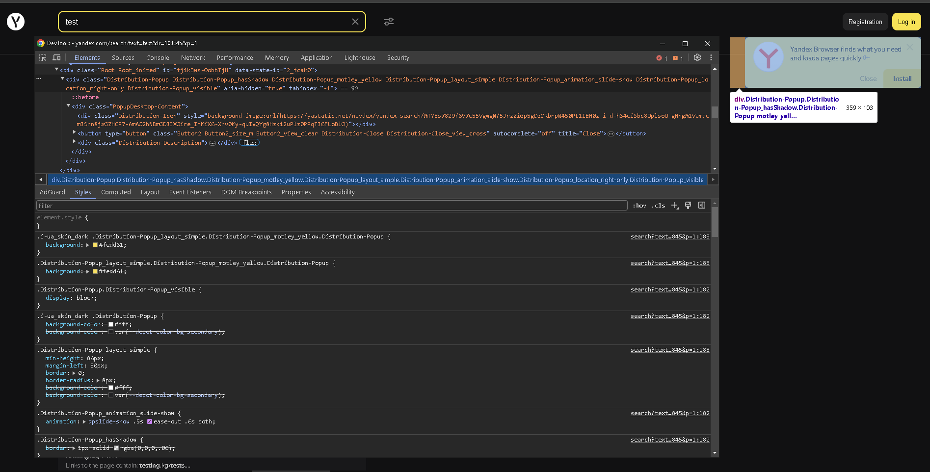 yandex.com · Issue #169296 · AdguardTeam/AdguardFilters · GitHub