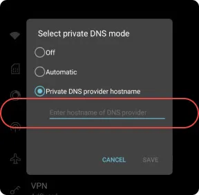 private dns adguard android