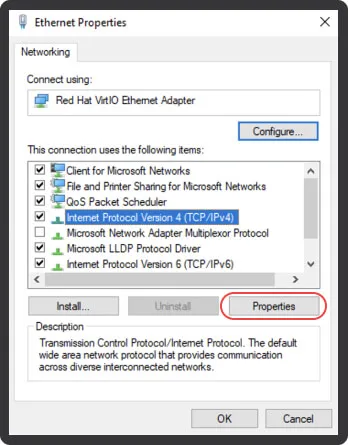 Windows DNS postavke